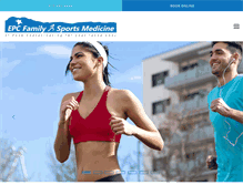 Tablet Screenshot of elpasocenterfamilyandsportsmed.com